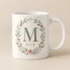 Mom Garden Initial Personalized Mug — main illustrative mockup